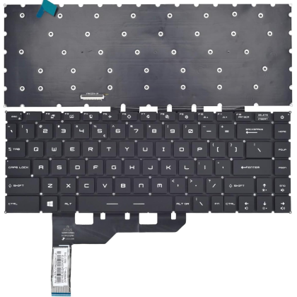 MSI White Backlight Laptop Keyboard